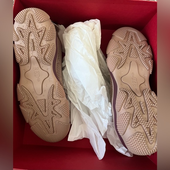 RED Valentino Round Toe High-Top Sneakers - Picture 7 of 9